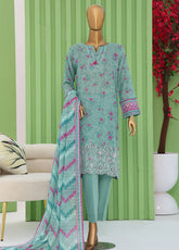 Vital By HZ Textiles Embroidered Doriya 3 Piece Unstitched Suit HZ25VE D-VEC-1260